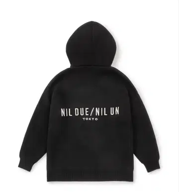 [ NIL DUE/NIL UN TOKYO ] 자수 니트 후드티