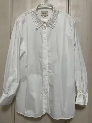 UNITED ARROWS 레이디 레이스 칼라 2WAY 블라우스