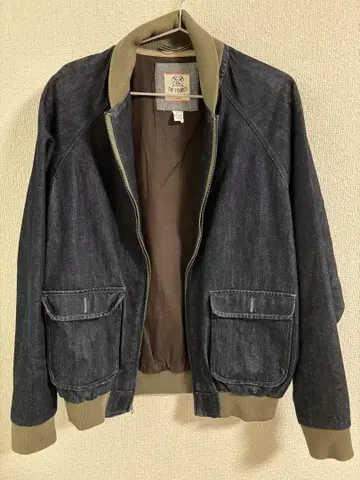 BURKMAN BROS 다크 블루 데님 자켓