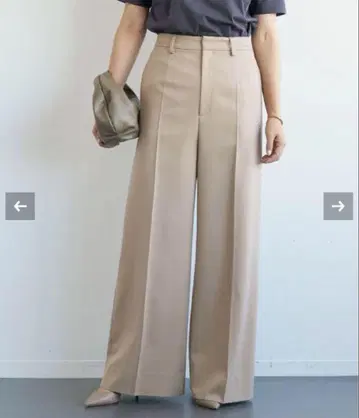 Deuxieme Classe GABARDINE 와이드 팬츠 38