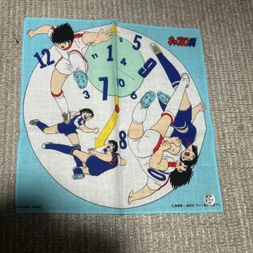 캡틴 츠바사 손수건 축구 레트로 TV 오래된 잡화 레어