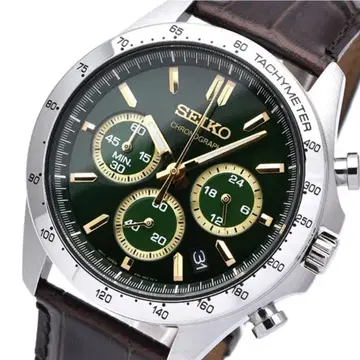 SEIKO SBTR017 그린 손목시계
