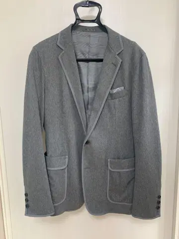 MEN'S MELROSE 체크 무늬 테일러드 자켓 사이즈 4(L)