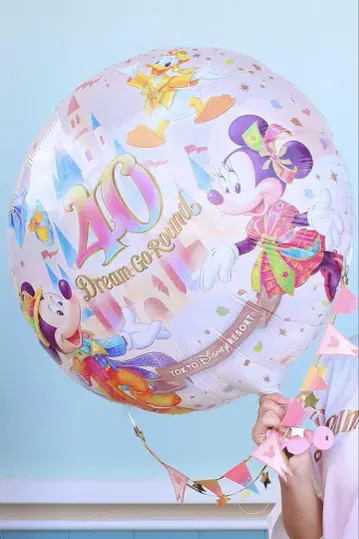 디즈니 랜드 40주년 미키 벌룬 풍선