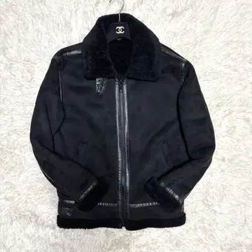 [ 미사용급 ] ZARA 플라이트 자켓 무스탕 보아 B-3 블랙
