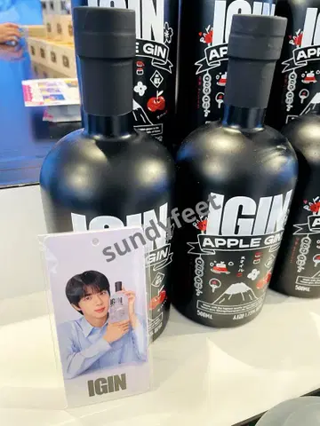 BTS 진 IGIN 일본 한정판 디자인 택 포함 시부야 팝업 POPUP