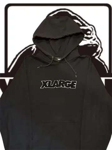 [ 선착순 ] XLARGE 블랙 후드티 L 사이즈