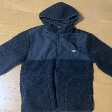 OUTDOOR 플리스 자켓 블랙 보아 자켓