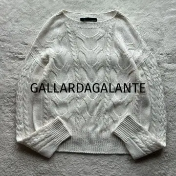 GALLARDAGALANTE 개럴개런트 케이블 니트 스웨터