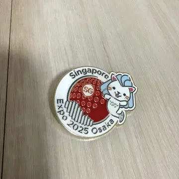 오사카 간사이 만박 싱가포르 파빌리온 핀 배지
