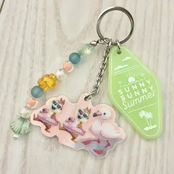 디즈니 SUNNY SUNNY Summer 키체인 칩과 데일