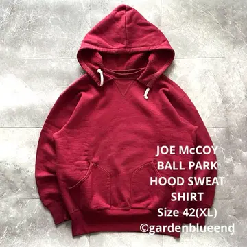 JOE McCOY BALL PARK 그로브 포켓 후가공 후드티 XL