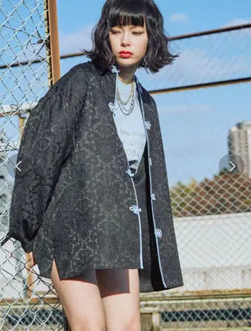jouetie 차이나 루즈 셔츠