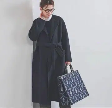 UNITED ARROWS 유나이티드 애로우즈 리버 코트 36 네이비