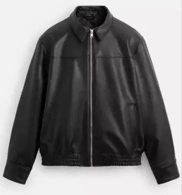 ZARA 인조 가죽 봄버 자켓 s 사이즈