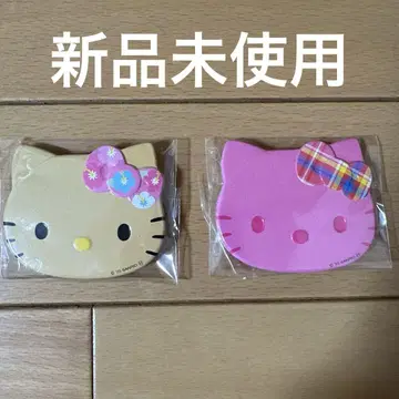 새상품 헬로키티 페이스 캔뱃지 일광화상 핑크 헬로키티전