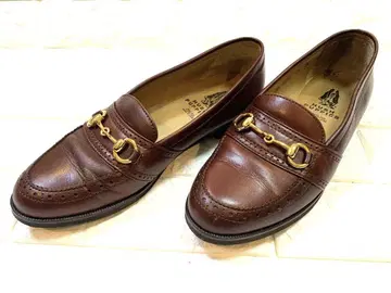 Hush Puppies 허시파피 브라운 가죽 로퍼 23.5cm