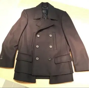 Neil Barrett 다크 그레이 울 피코트