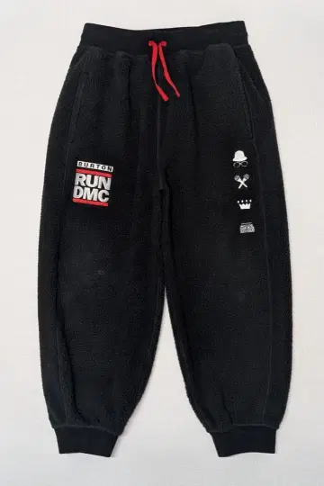 BURTON RUN DMC 플리스 팬츠 블랙