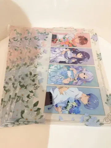 장송의 프리렌 플라워 가든 카페 클리어 파일 3매