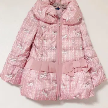 [ 엠즈 그레이시 ] 핑크 리본 포함 다운 자켓