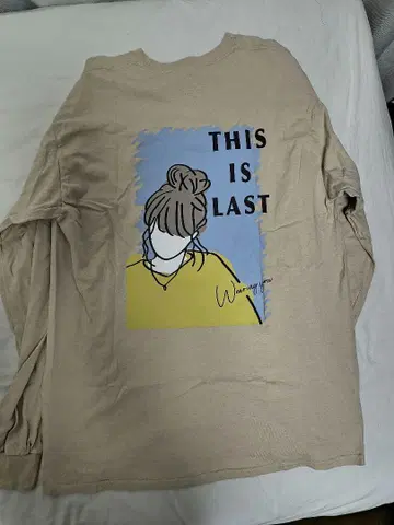 This is LAST 당고걸 롱T 베이지 L