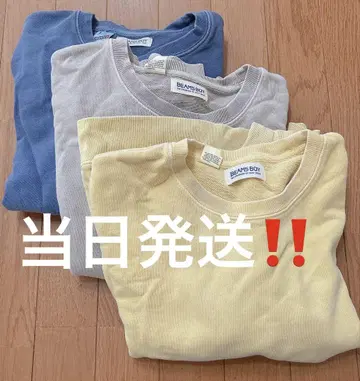 [새상품급] BEAMS BOY 맨투맨 색상별 3종 세트