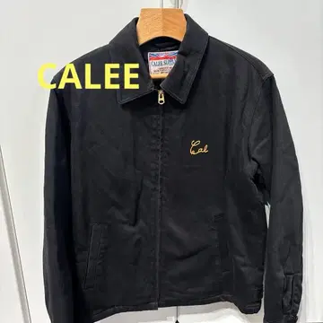 CALEE 커스텀 자수 블랙 자켓