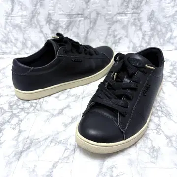+DIANA 가죽 레이스업 스니커즈 블랙 23.5cm