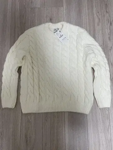 ZARA 자라 케이블 니트 스웨터 미사용 새상품