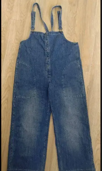 안티카 데님 오버롤