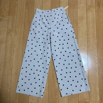 Te chichi 도트 무늬 와이드 팬츠