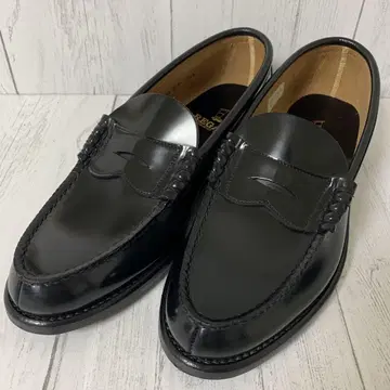 [ 미사용급 ] REGAL 리걸 코인 로퍼 블랙 25.5cm