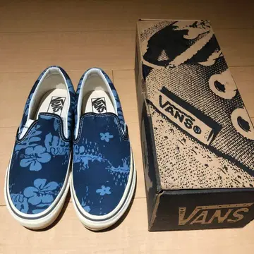 데드스탁 VANS 하이비스커스 슬립온 90s 박스 포함 USA