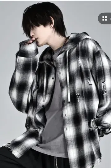 ADRER 셔츠 후드티