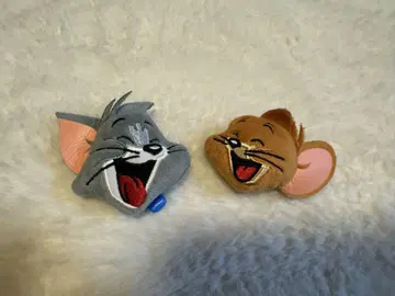 톰과 제리전 인형 배지 세트