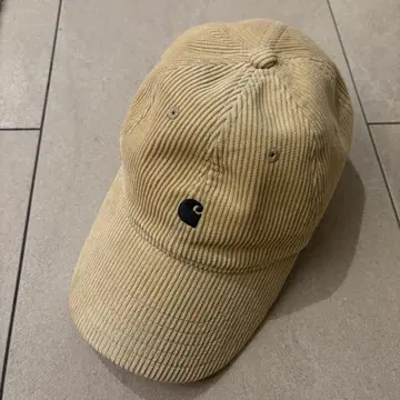 Carhartt 코듀로이 캡 베이지