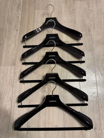 LARDINI 최신 행거 5개 세트 라르디니