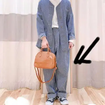 코쿤 데님 팬츠 사만사 모스모스 스트라이프