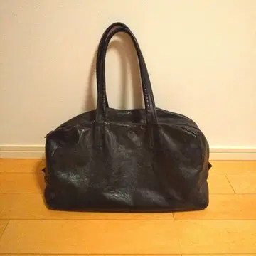 attachment 가죽 보스턴 백
