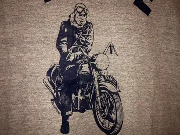 TRIDE T셔츠 Triumph 썬더버드 캐리코 빈티지 구제 의류