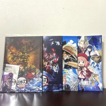 귀멸의 칼날 ONE PIECE SPY x FAMILY 영화 팜플렛