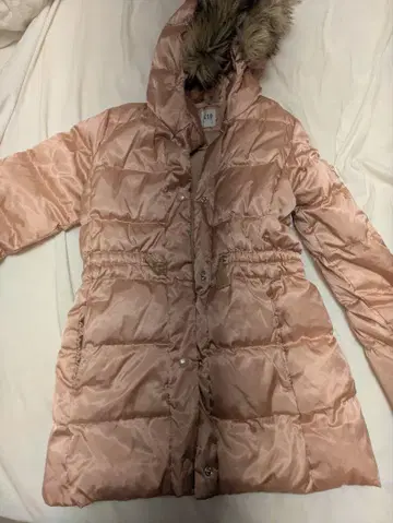 GAP KIDS 후드 부착 다운 자켓 L 사이즈 핑크