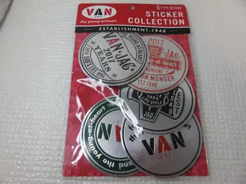 [ 익명 배송 ] VAN JAC 알루미늄 스티커 5종 세트