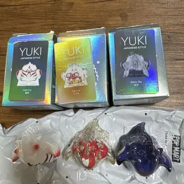 YUKI 일본 스타일 피규어 3종 세트