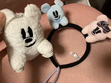 디즈니 할로윈 유령 어깨 승차 봉제 인형 & 머리띠 세트