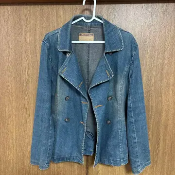 Hills Valley 데님 자켓 블루 구제 의류