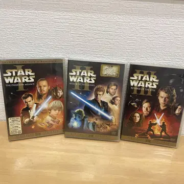 [ 미사용 ] STAR WARS DVD 6 시리즈 세트