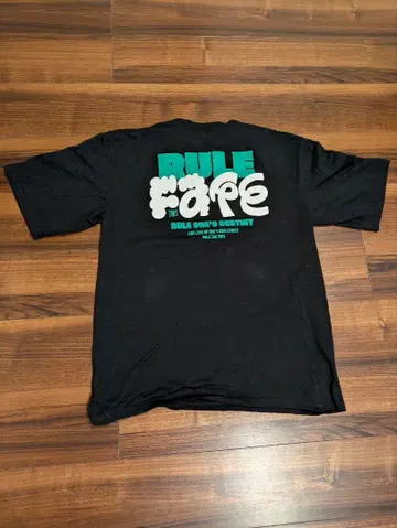 RULE THE FATE 반팔 T셔츠 블랙
