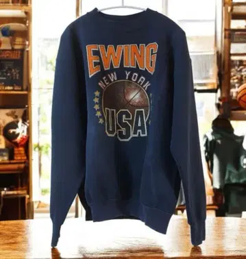 [ 하자품 ] 레어 구제 의류 EWING 농구 맨투맨 빈티지